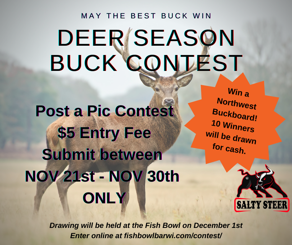 Deer Season Buck Entries Contest